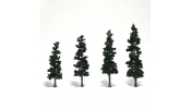 WOODLAND Scenics TR1561 4  -6   Ready Made Pine (4/Pk)