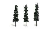 WOODLAND Scenics TR1563 7  -8   Ready Made Pine (3/Pk)