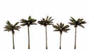WOODLAND Scenics TR3597 3  -3?   Classic Small Palm Trees (5/Pk)